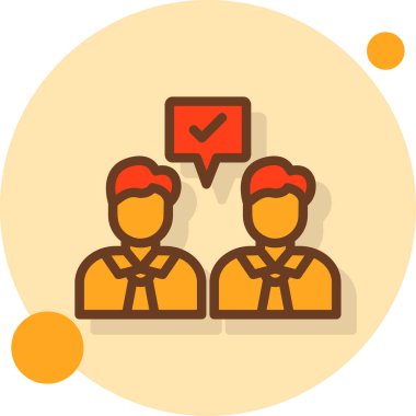 Müşteri servis simgesi vektör illüstrasyonu