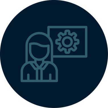 seo modern simgesinin vektör illüstrasyonu