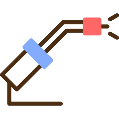 Fırça simgesi vektör illüstrasyonunu boya