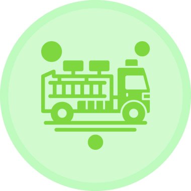 Benzersiz kamyon vektör simgesi