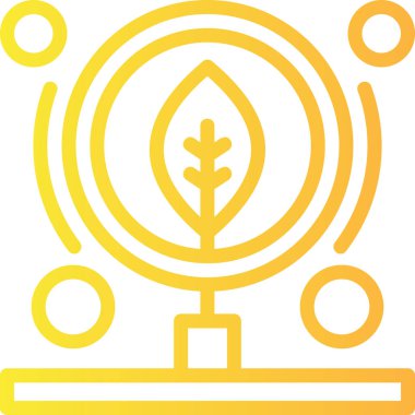 Mum ışığı simgesi - taslak biçimi