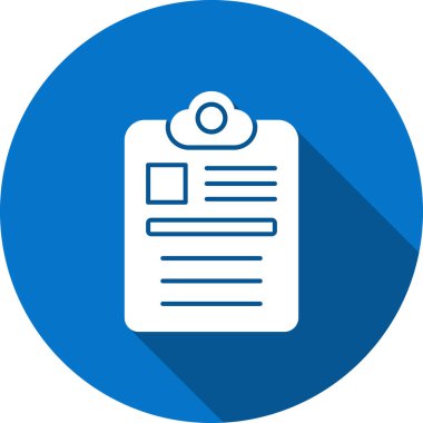 Vektör Belgesi düz biçim simgesi