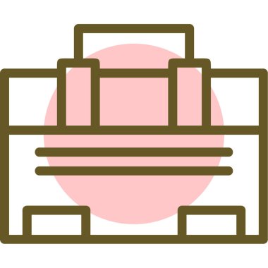 Bir kutunun vektör illüstrasyonu