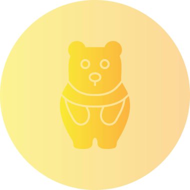 Moda tarzında izole edilmiş hayvan simgesi