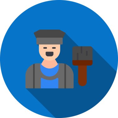 Çizgi film avatarının vektör çizimi