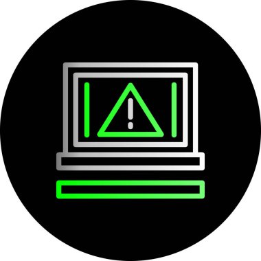 vektör lcd simgesi illüstrasyonu