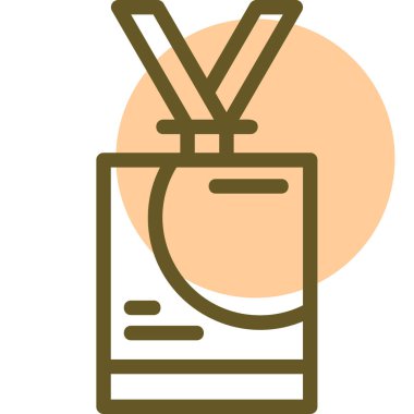 Bir çantanın vektör illüstrasyonu