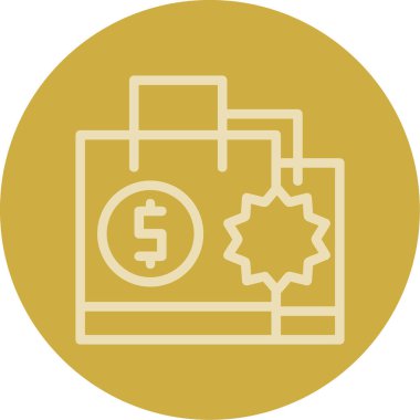 Para için. Web simgesi basit illüstrasyon