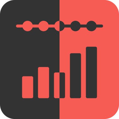 analitik çizelge simgesi sağlam biçimli