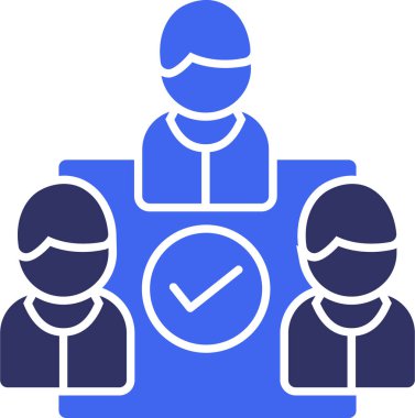 görev simgesi vektör illüstrasyonu