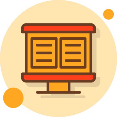 Eğitim. Web simgesi basit tasarım