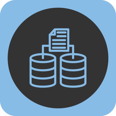 İş ve finans simgesinin vektör illüstrasyonu