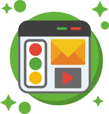 seo modern simgesinin vektör illüstrasyonu