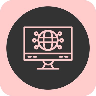 genel ağ simgesi çizimi