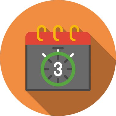 Alarm saat vektör simgesi