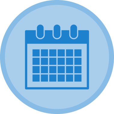 Takvim. Web simgesi basit tasarım