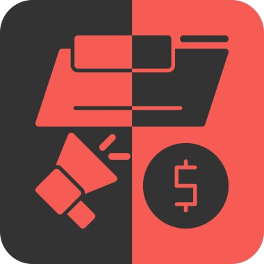 Doları kredi vektör simgesi