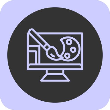 seo modern simgesinin vektör illüstrasyonu