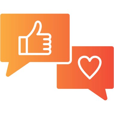 aşk simgesi, vektör illüstrasyonu