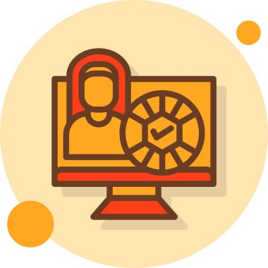 Veri güvenliği. Web simgesi