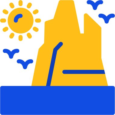 İyi günler. Web simgesi basit illüstrasyon