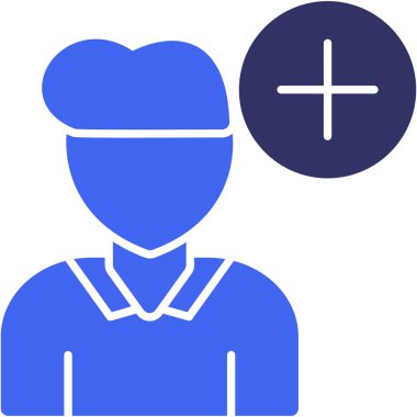 avatar. Web simgesi basit illüstrasyon