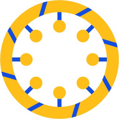 Kumarhane yonga simgesi beyaz arkaplanda izole edilmiş düz stil.