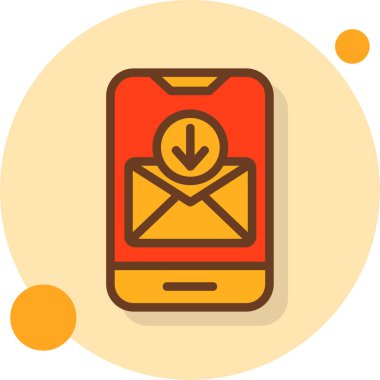 E- posta simgesi vektör illüstrasyonu