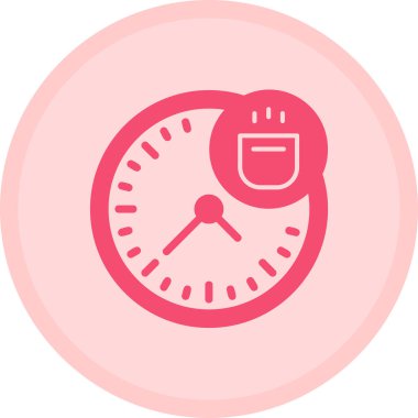 Alarm simgesi vektör illüstrasyonu