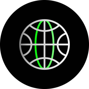 dünya simgesi, vektör illüstrasyon tasarımı