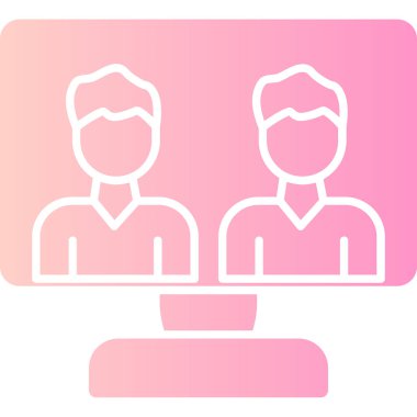 insanlar simge vektör illüstrasyonu