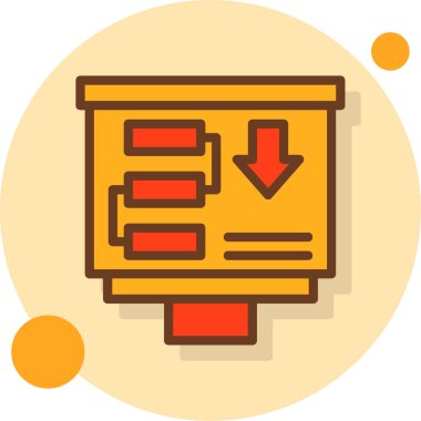 kutu simgesi vektör illüstrasyonu