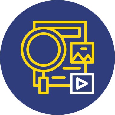 vektör lcd simgesi illüstrasyonu