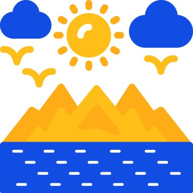 Doğanın vektör illüstrasyonu