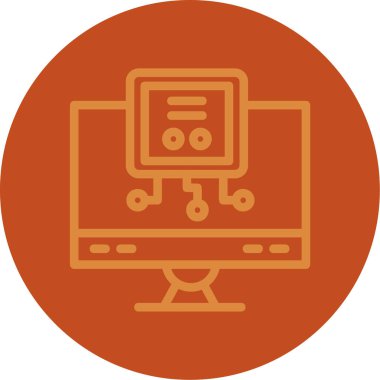 seo modern simgesinin vektör illüstrasyonu