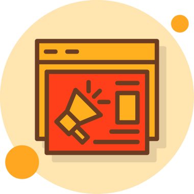 Tarayıcı internet simgesi düz biçimli