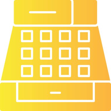 Takvim simgesi vektör illüstrasyonu