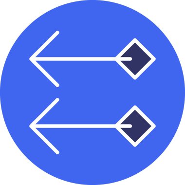 Ok. Web simgesi basit illüstrasyon