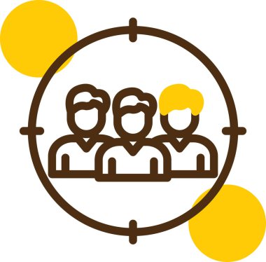 İnsan simgesinin vektör illüstrasyonu