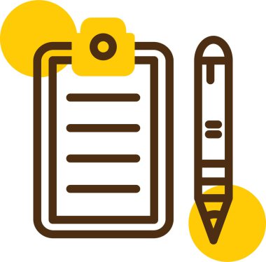 kalem simgesi vektör illüstrasyonu