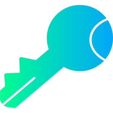 Anahtar. Web simgesi basit illüstrasyon