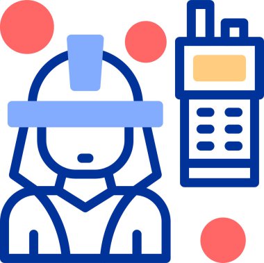 Maskeli bir kadının vektör çizimi