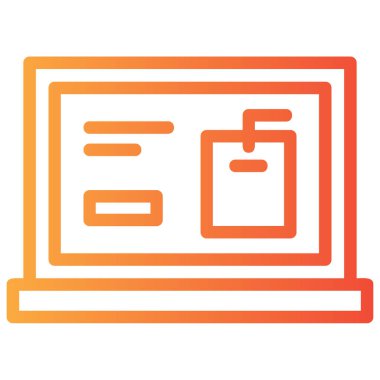 Web renk simgesi. Vektör çizim