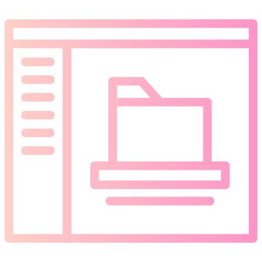 Modern eğitim ikonunun vektör illüstrasyonu