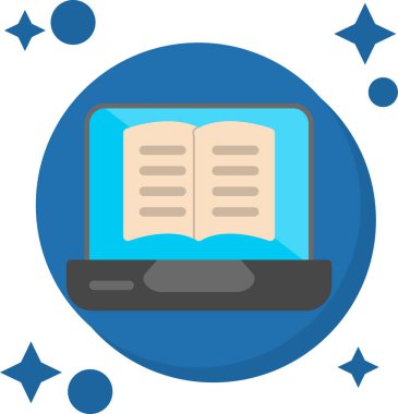 Bilgisayar dizüstü bilgisayar simgesi. düz resimleme