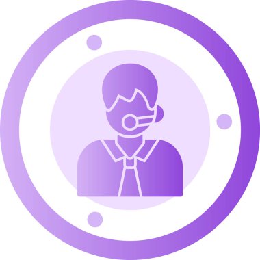 Bir kadın simgesinin vektör illüstrasyonu