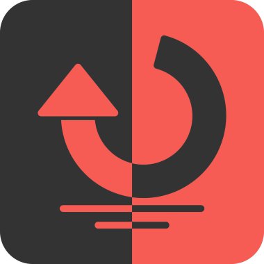 ok simgesi beyaz arkaplanda izole edildi