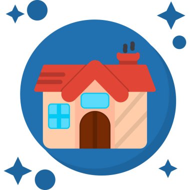 ev simgesi vektör illüstrasyonu