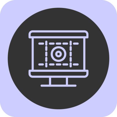 tarayıcı simgesi vektör illüstrasyonu