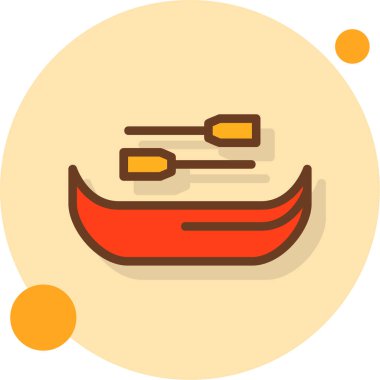 Tekne. Web simgesi basit illüstrasyon